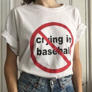 No Crying in Baseball T-shirt